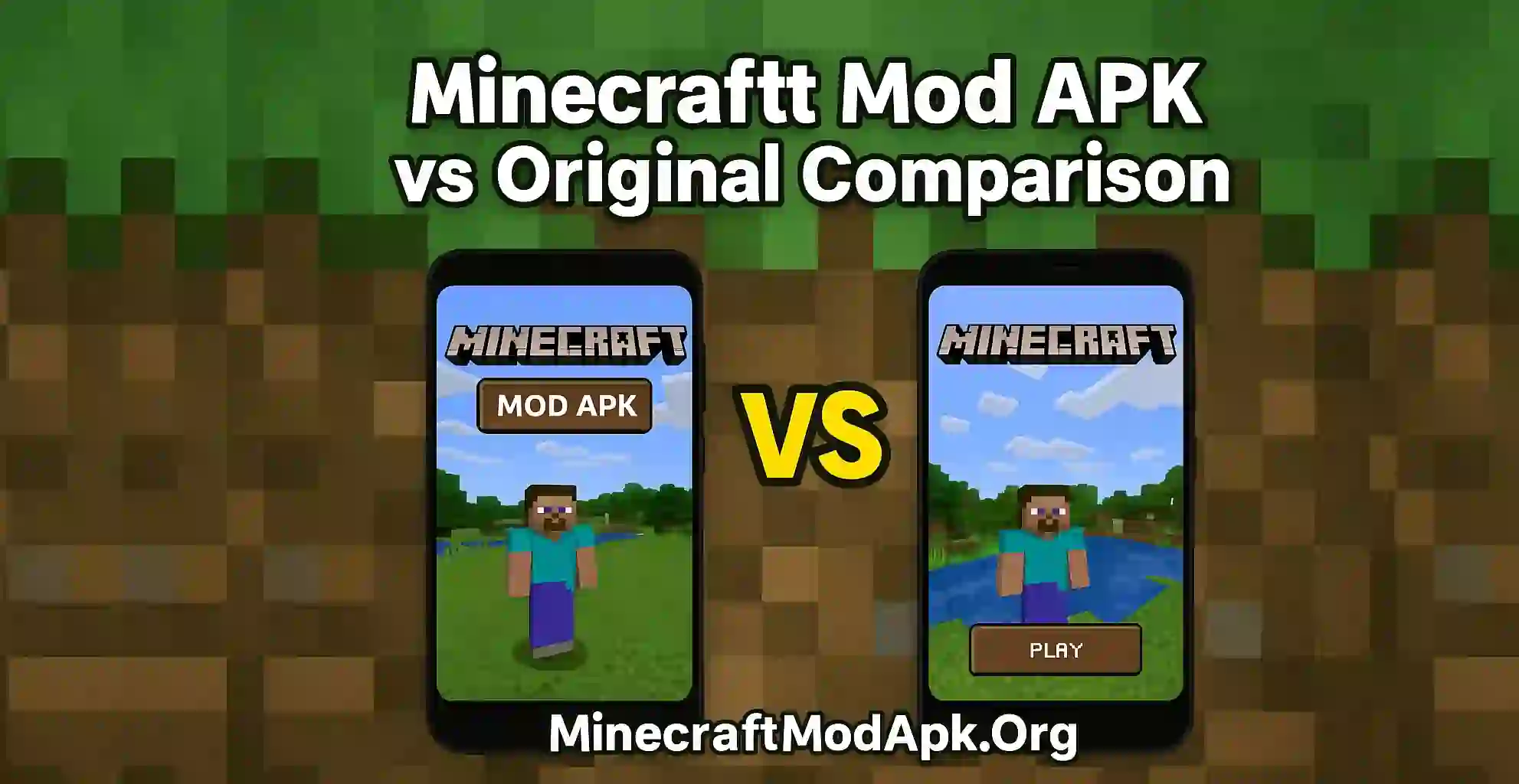 Minecraft Mod APK vs Original