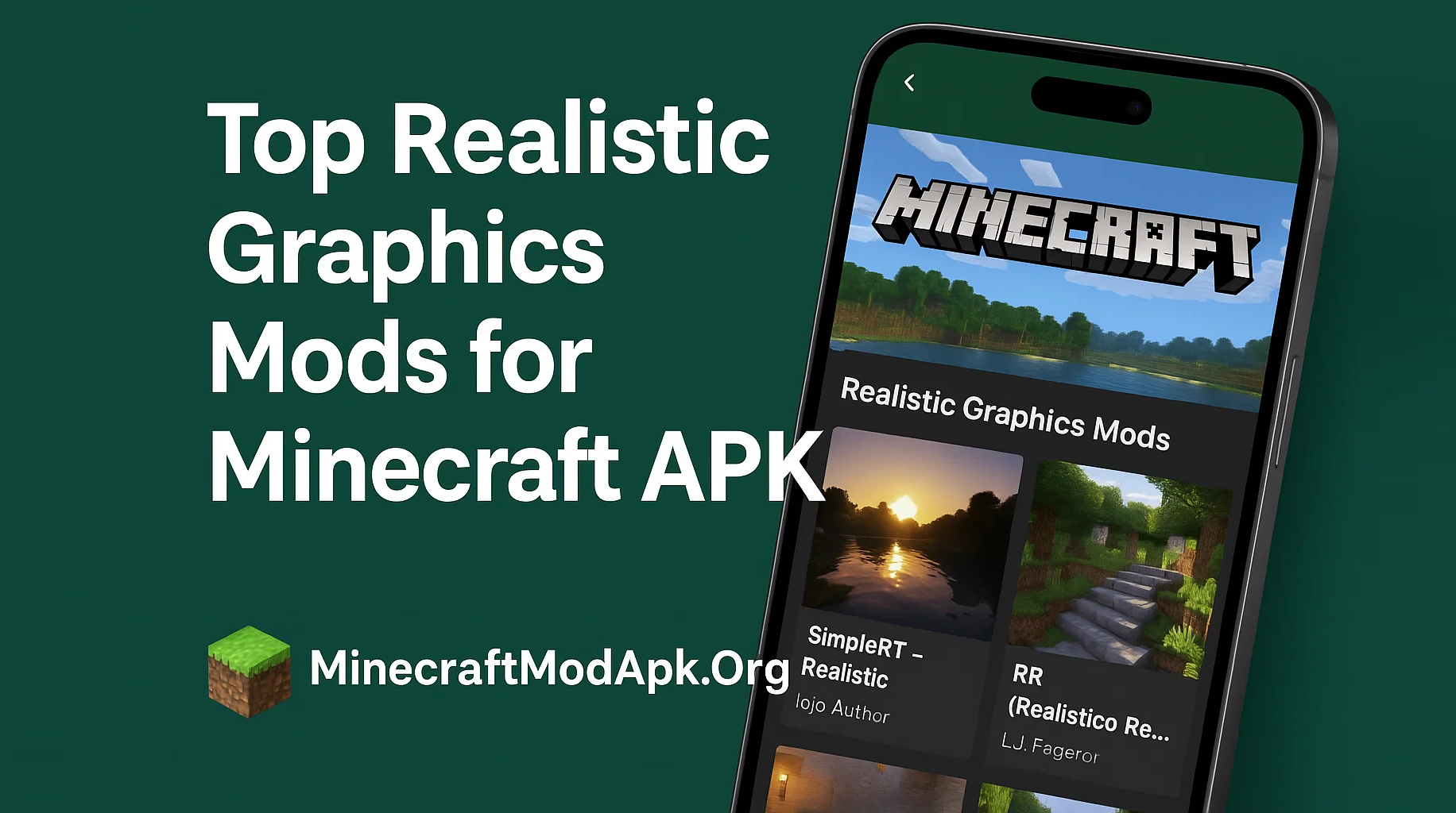 Top Realistic Graphics Mods for Minecraft APK